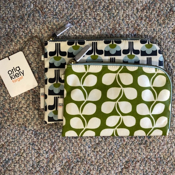 ✨NEW✨ Orla Kiely Cosmetic Bag Set - Picture 1 of 4